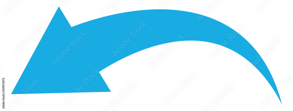 Blue arrow icon. Arrow sign. Flat style icons. set of Blue curve arrow icon vectors. long arrow icon vector illustration. Blue arrow icon. Arrow sign. Flat style icons. set of Blue curve arrow icon vectors. long arrow icon vector illustration.
