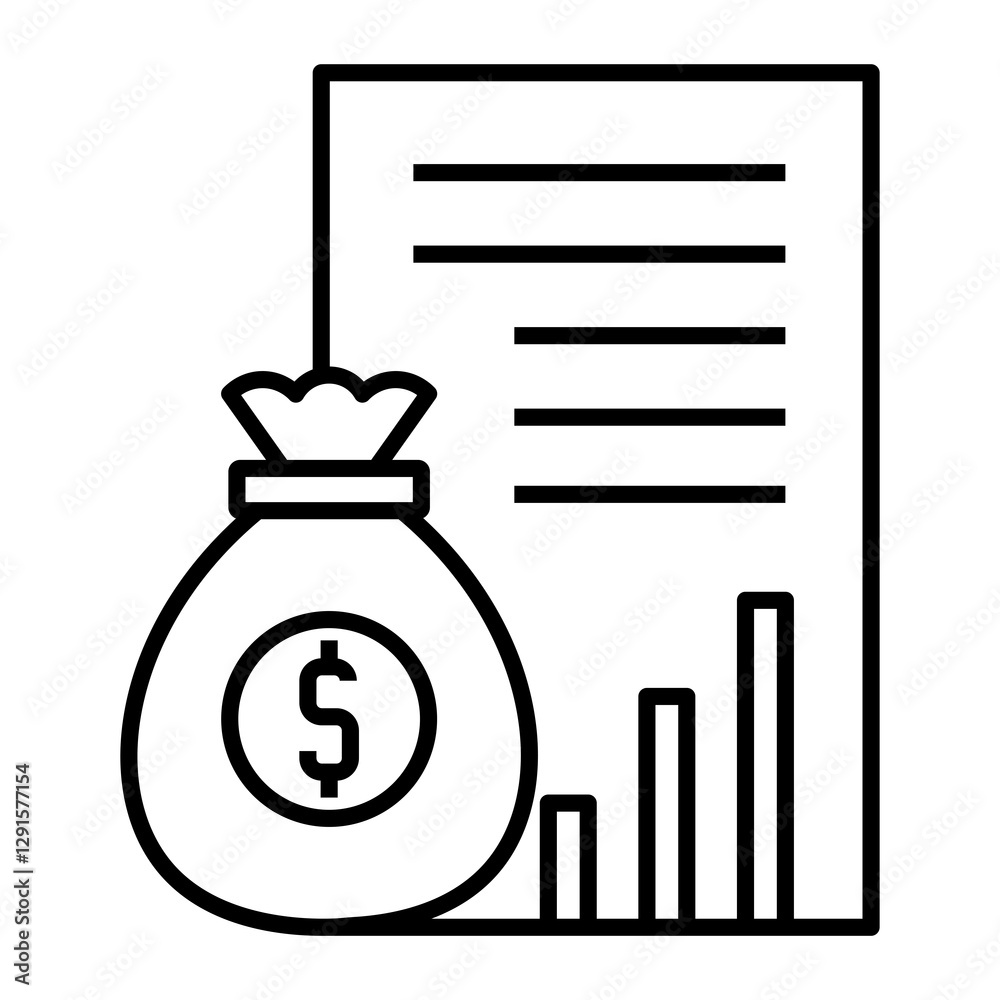 investment information vector icon investment information vector icon