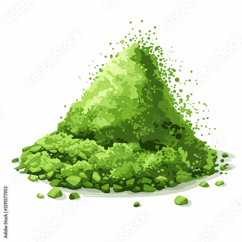 Green powder 
