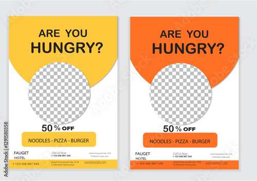  FOOD FLYER DISIGNE MOCKUP.
CREATIVE AND MODERN DESIGN.