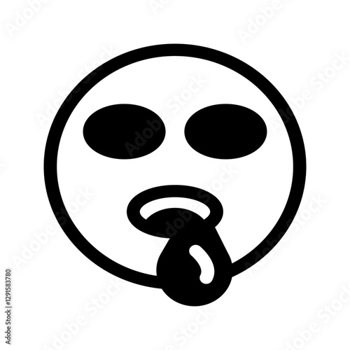 Solid emoji with heart-shaped eyes and drool dripping from the mouth, expressing intense admiration, attraction, or love-struck desire.