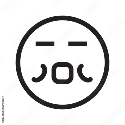 Outline emoji with spiraling eyes and jagged mouth, showing intense shock or dizziness. Suitable for comic effects and fun UI interactions.
