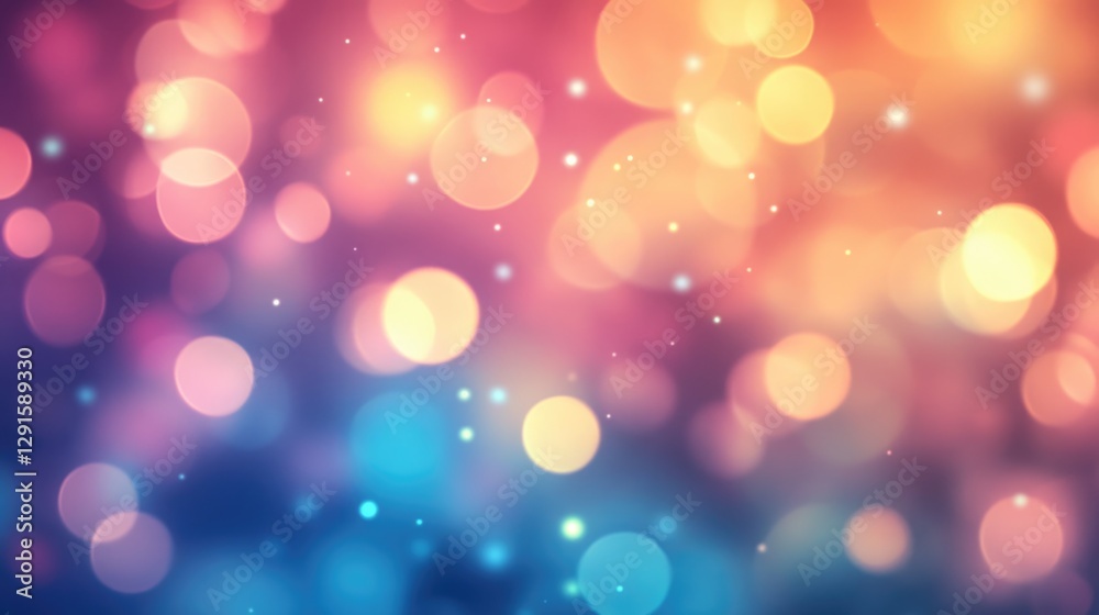 Pastel color bokeh lights background. Blurred circle shapes. Multicolored blurry lights bokeh defocused abstract background for events. Pastel color bokeh lights background. Blurred circle shapes. Multicolored blurry lights bokeh defocused abstract background for events.
