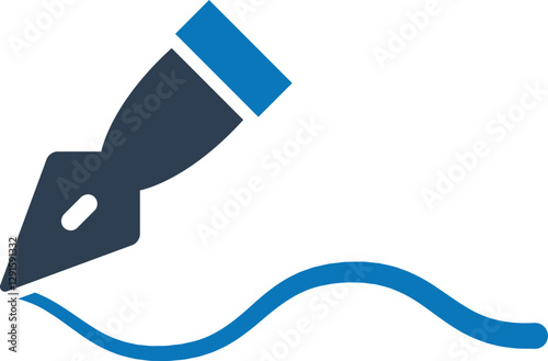 Quill Pen Icon, Pen and ink icon