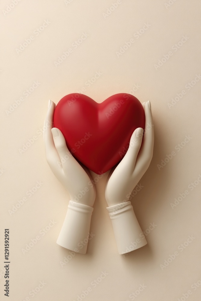 Obraz premium Caring for a Heart