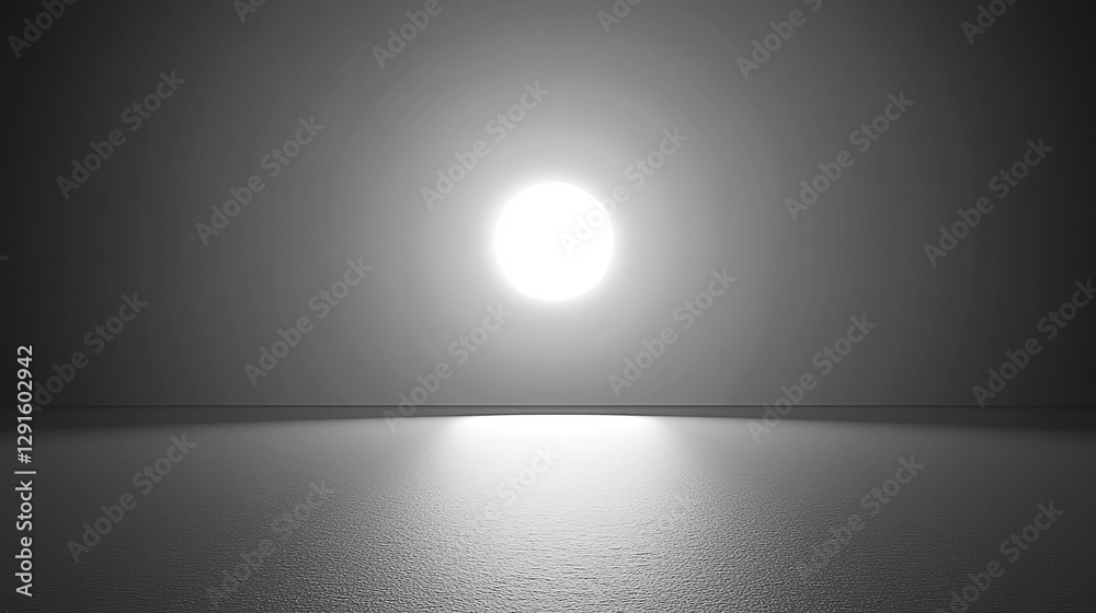 Bright sun illuminating a serene landscape with calm water reflecting light in the background Bright sun illuminating a serene landscape with calm water reflecting light in the background