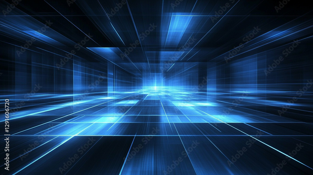 A digital abstract background with glowing blue and white geometric lines creating a futuristic and modern atmosphere, symbolizing technology, innovation, and digital advancement A digital abstract background with glowing blue and white geometric lines creating a futuristic and modern atmosphere, symbolizing technology, innovation, and digital advancement