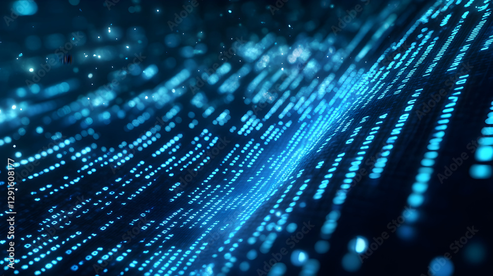 stream vector background with rapid-moving binary code and electric blue highlights stream vector background with rapid-moving binary code and electric blue highlights