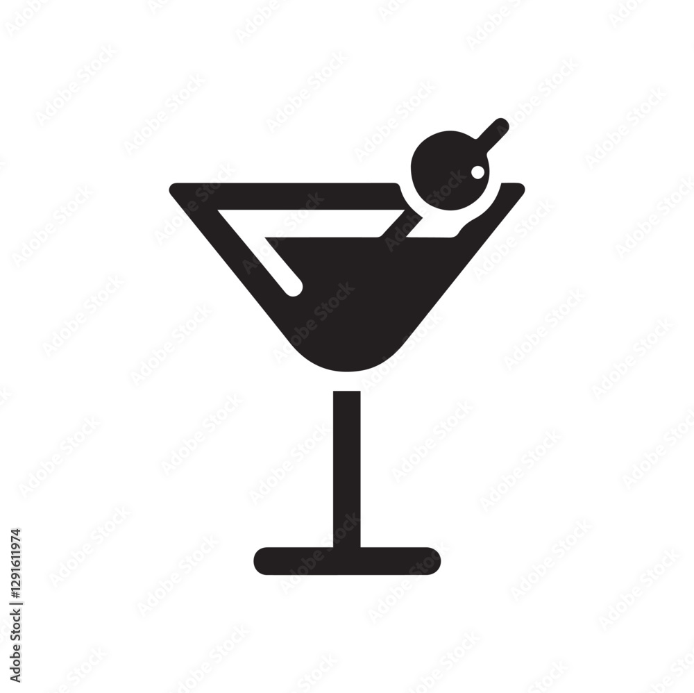 Drink vector silhouette Drink vector silhouette
