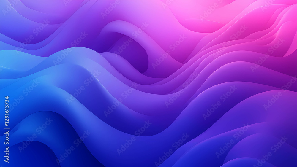 A fluid gradient background in shades of blue, purple, and pink, with a smooth 3D abstract wave pattern A fluid gradient background in shades of blue, purple, and pink, with a smooth 3D abstract wave pattern