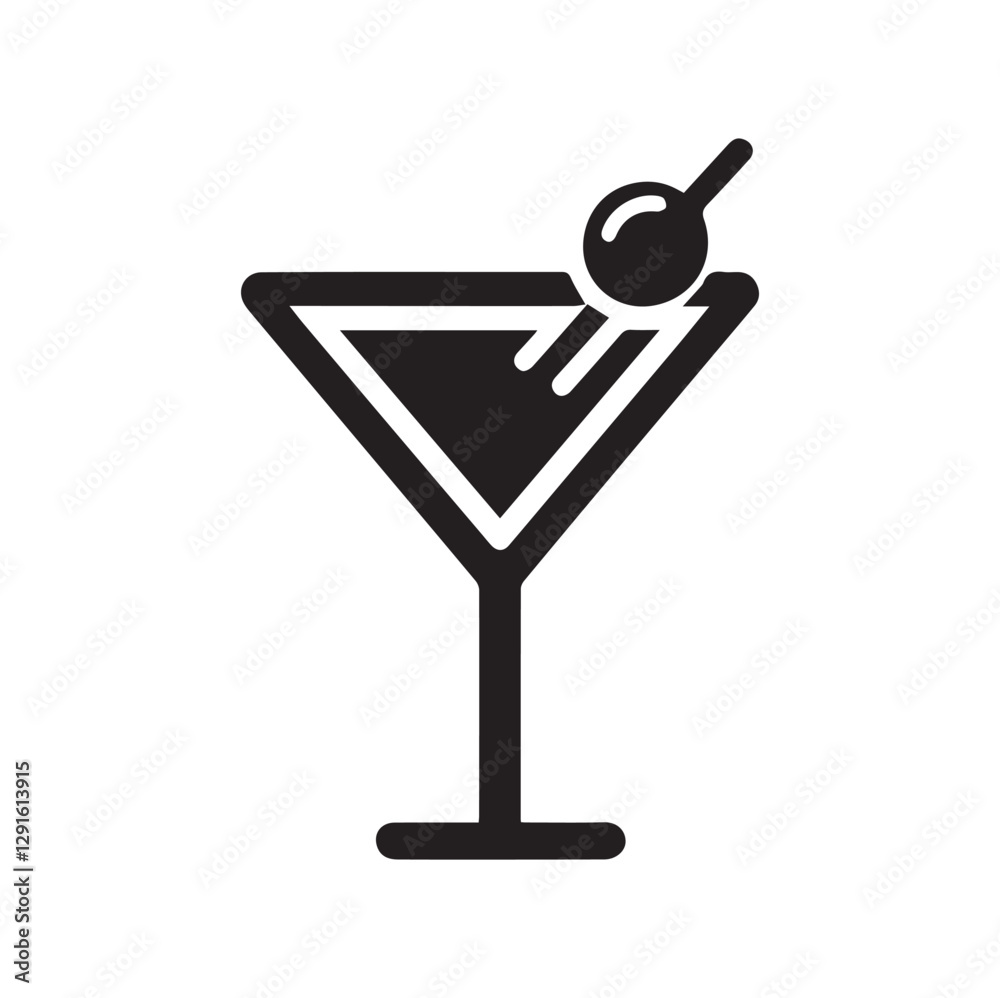 Drink vector silhouette Drink vector silhouette