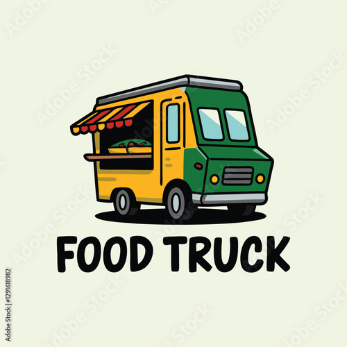 Food Truck Logo Designs, Street Food Business Branding