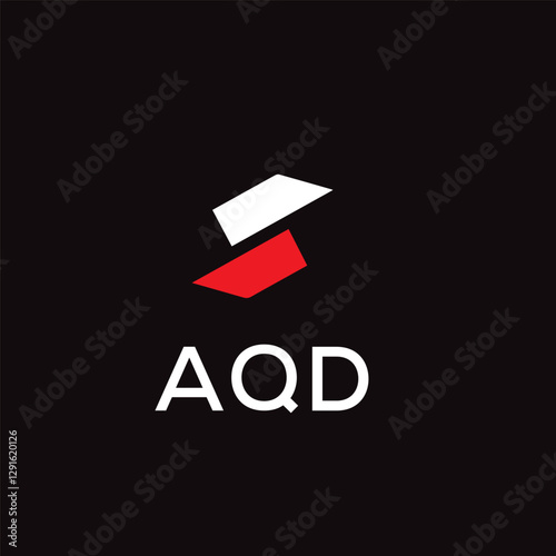 AQD creative three latter logo vector