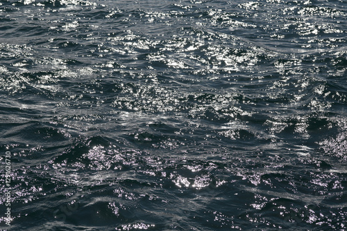 the surface of  ocean on new zealand. water texture theme