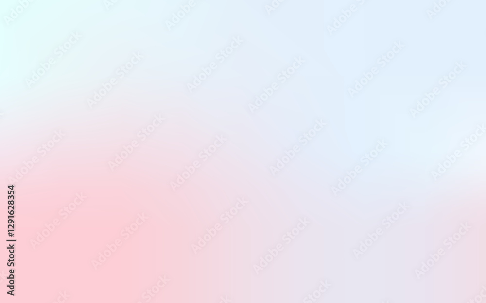 Pastel pink and blue blur backdrop. Light gradient vector banner. Background abstract purple sky. Soft blurred light bg. Pastel gradation water cover design. Blurred color simple wallpaper