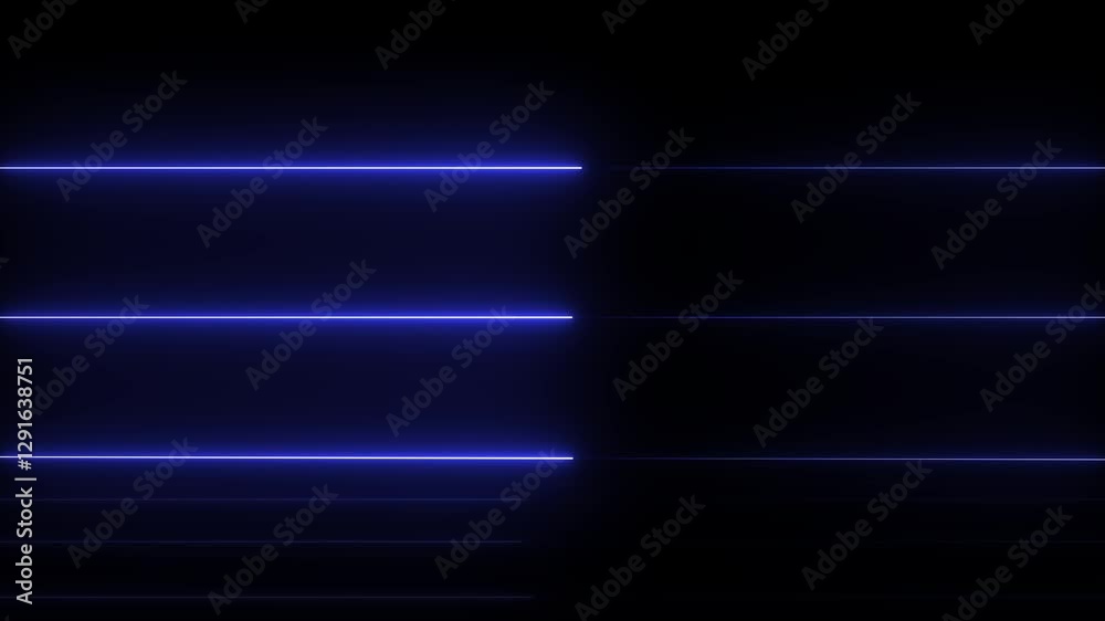 abstract neon red technology motion background with glowing laser beams. Seamless loop 3d rendaring. 
