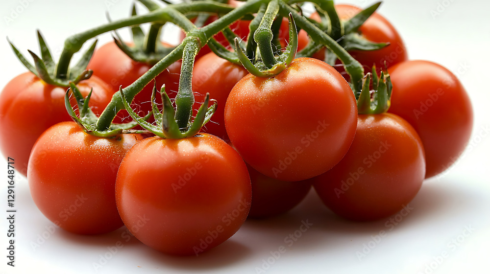 A bunch of red tomatoes are piled on top of each other. generated using AI A bunch of red tomatoes are piled on top of each other. generated using AI