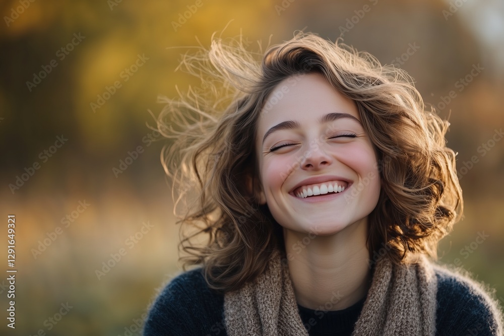 Strahlendes Lächeln einer glücklichen jungen Frau
Strahlendes Lächeln einer glücklichen jungen Frau