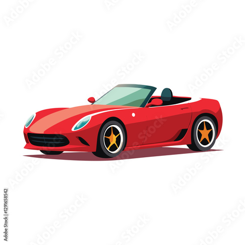 red sport car