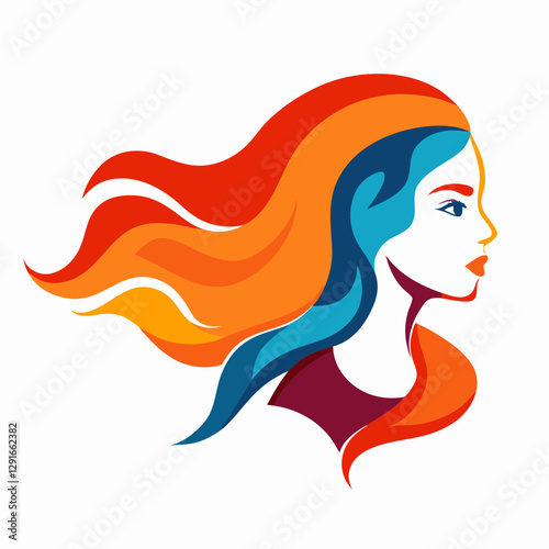 girl with long hair