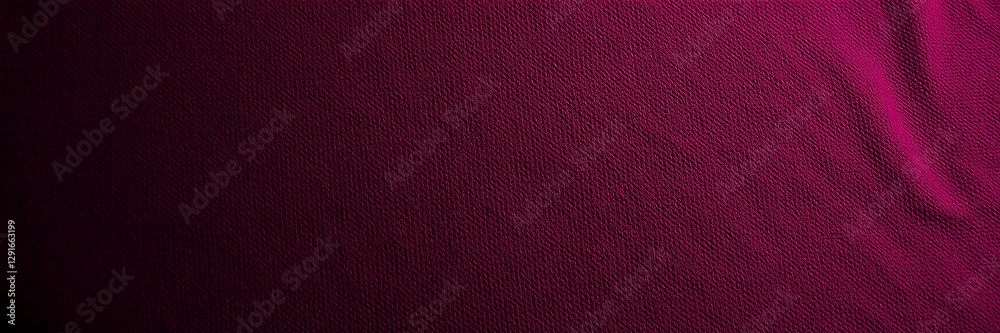 Fototapeta premium Panoramic Close-Up Texture of Natural Cotton Fabric with Detailed Weave and Soft, Smooth Finish