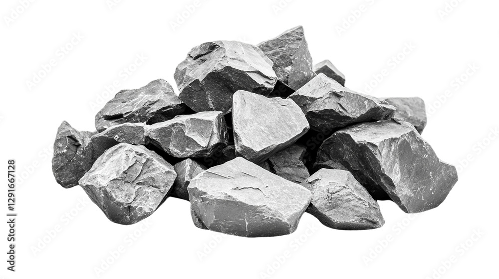 coal isolated on white background coal isolated on white background