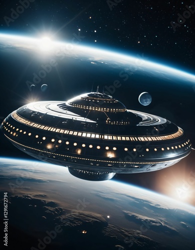 an imaginary space and an imaginary spaceship