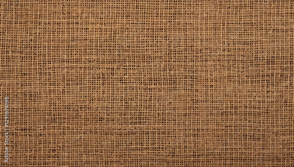 A textured closeup view of a rough burlap fabric background A textured closeup view of a rough burlap fabric background
