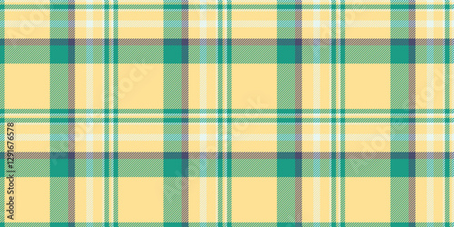 Pastel yellow and teal plaid pattern.  Perfect for textile designs, website backgrounds, or crafting projects.  This cheerful, seamless texture evokes feelings of spring and summer.