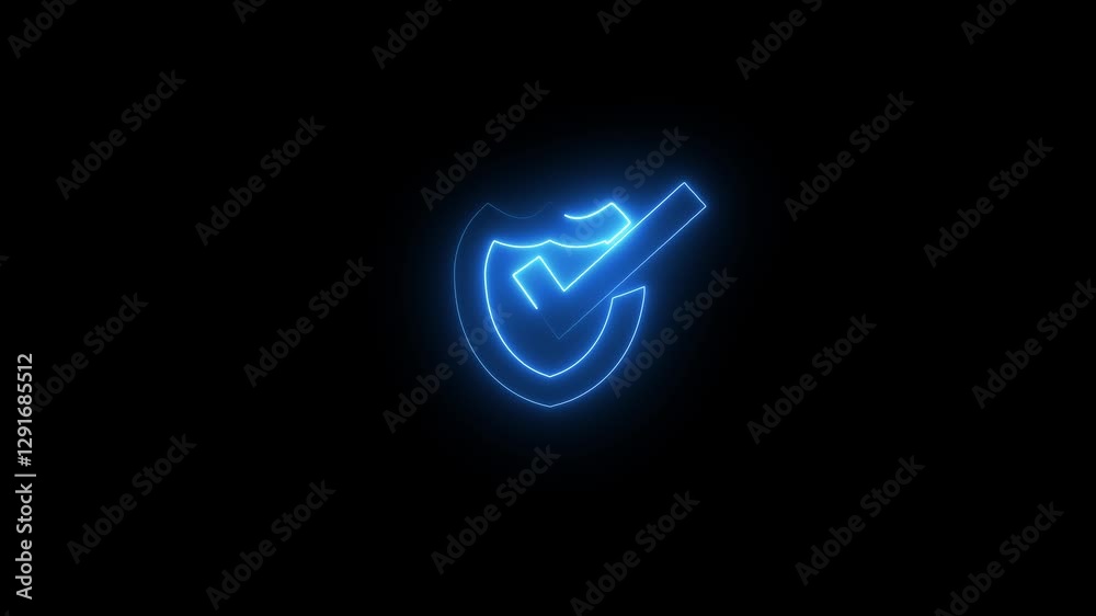 Abstract glowing neon line Check mark icon.Virus protection approved. Check mark neon animation on transparent background. Neon check mark icon animated. Abstract neon tick mark icon animation. 4k . Abstract glowing neon line Check mark icon.Virus protection approved. Check mark neon animation on transparent background. Neon check mark icon animated. Abstract neon tick mark icon animation. 4k .