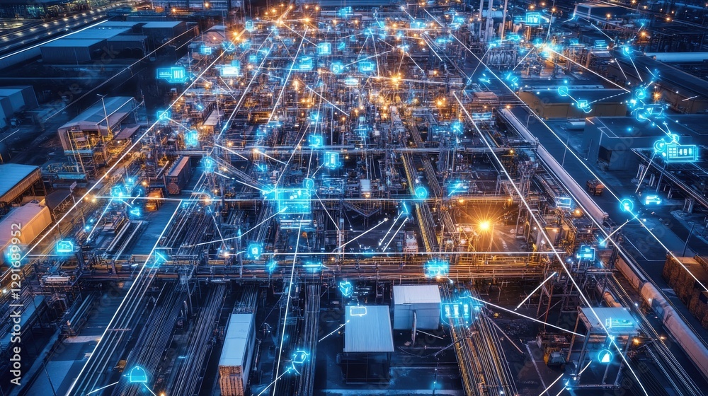 Smart Factory, Industrial IoT Network Smart Factory, Industrial IoT Network