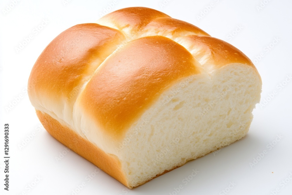 A single piece of a white, sweet bun, photographed from a top-down angle, in an ultra-realistic style, with high resolution A single piece of a white, sweet bun, photographed from a top-down angle, in an ultra-realistic style, with high resolution
