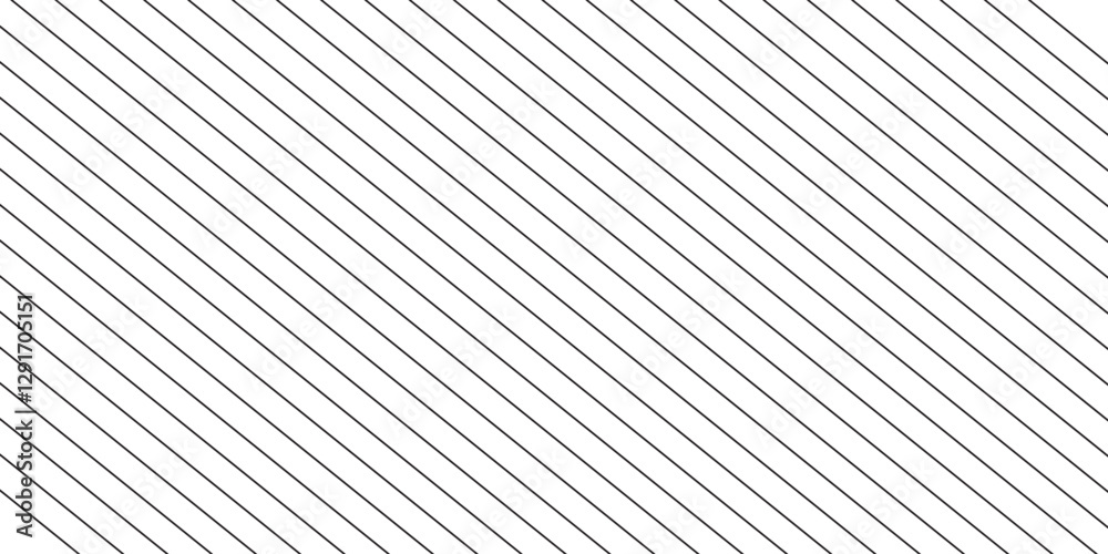 Diagonal lines on white background. Rows of slanted black lines. Stripes grid.
