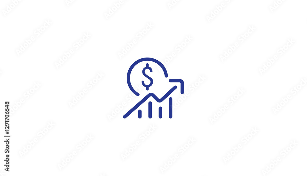 illustration of capital growth line icon transparent background illustration of capital growth line icon transparent background