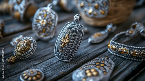 Beautifully crafted silver jewelry collection.