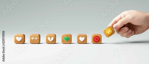 Building health insurance solutions home visual concept minimalist close-up medical provider strategy