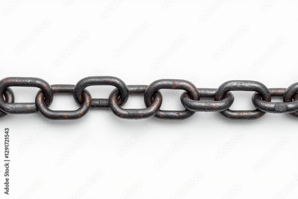 a chain is shown on a white background a chain is shown on a white background