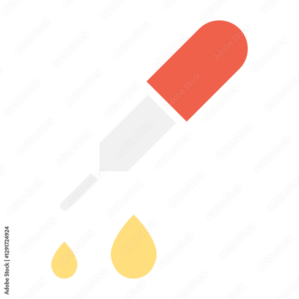 AHA injection icon in flat color style AHA injection icon in flat color style