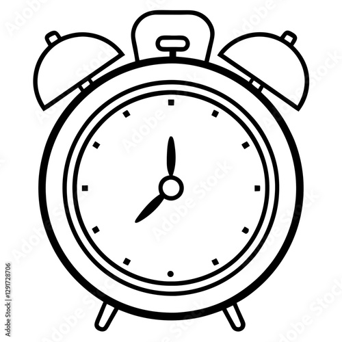 alarm clock vector illustration