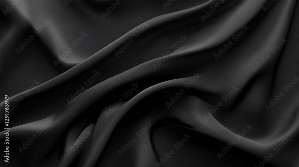 A matte black wallpaper with a soft velvety texture A matte black wallpaper with a soft velvety texture