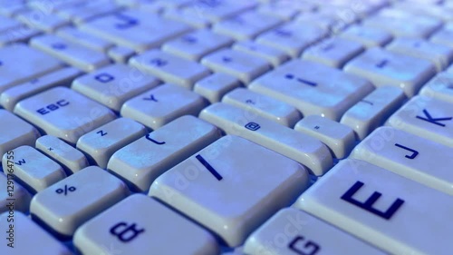 A Futuristic Keyboard Animation