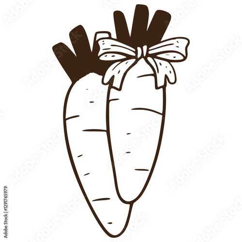 Carroft skletch, carrot illustration, Illustrations of carrots showcasing different varieties in a simple black and white style,Sketch vegetables. Vintage hand drawn garden vegetable collection,Carrot