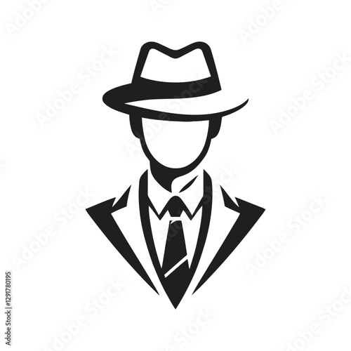 Luxury creative vector men fashion logo design