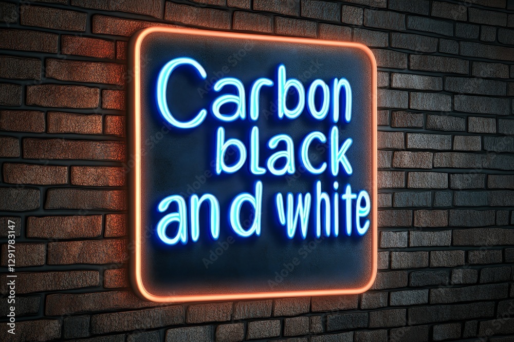 Obraz premium Neon light sign with text 