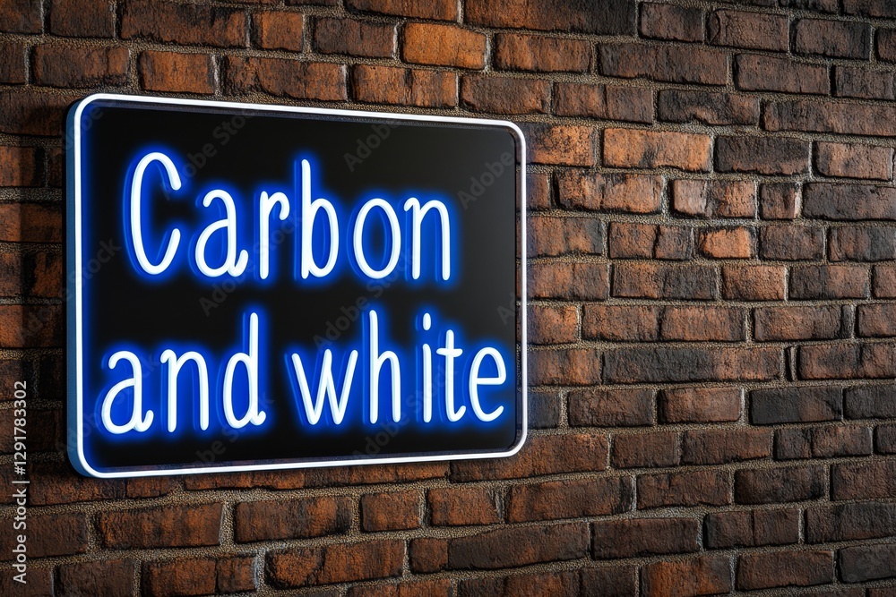 Neon light sign with text Neon light sign with text