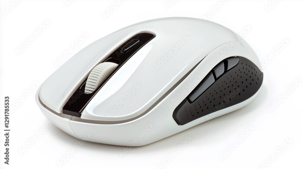 Wireless Computer Mouse Isolated on White Background
Wireless Computer Mouse Isolated on White Background
