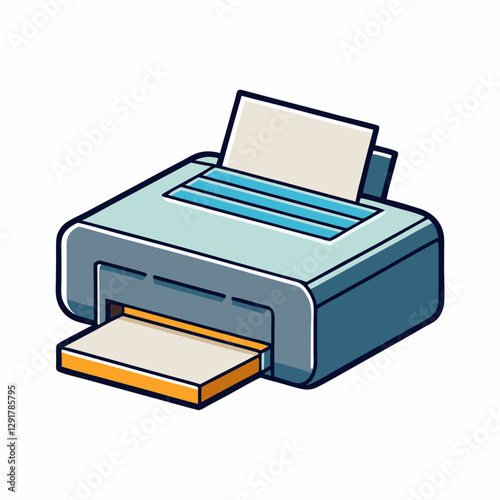 printer icon vector illustration