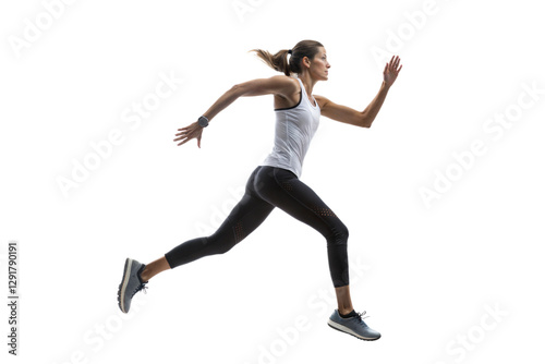 Woman Running in sportswear
