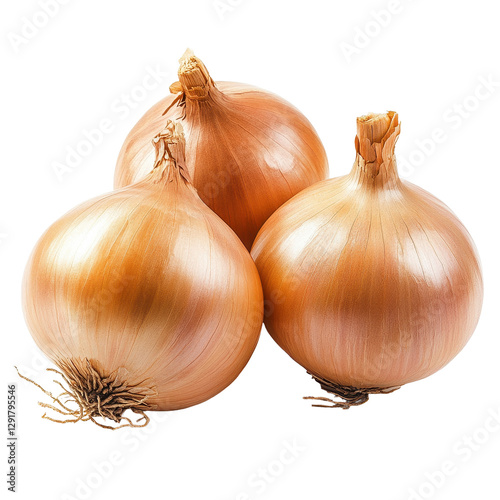 Wallpaper Mural Fresh onion bulbs isolated on Transparent background showcasing their natural textures and colors, Onion bulbs isolated on PNG background Torontodigital.ca