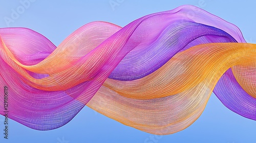 Advanced digital fabric with built-in augmented reality capabilities, allowing users to customize their clothingâ€™s appearance through holographic overlays
